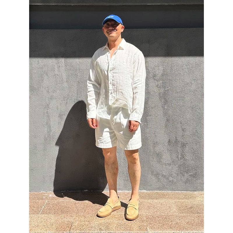 Light Luxury Men's Linen Sun P - Mens Linen Shirt Long Sleeve review and price