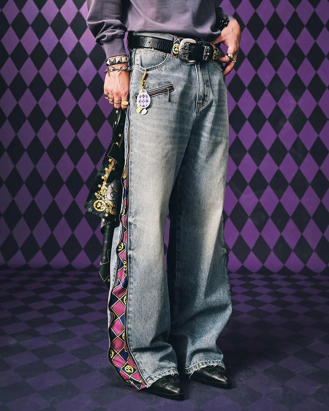 JoJo Anime Zip Off Panel Jeans - Jeans review and price