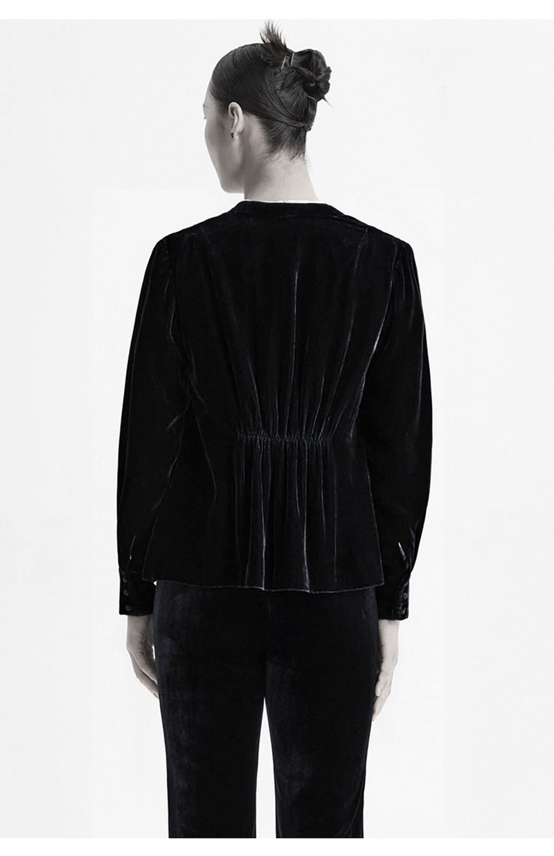 Silk Velvet Women's Coat - Ele - Jackets review and price