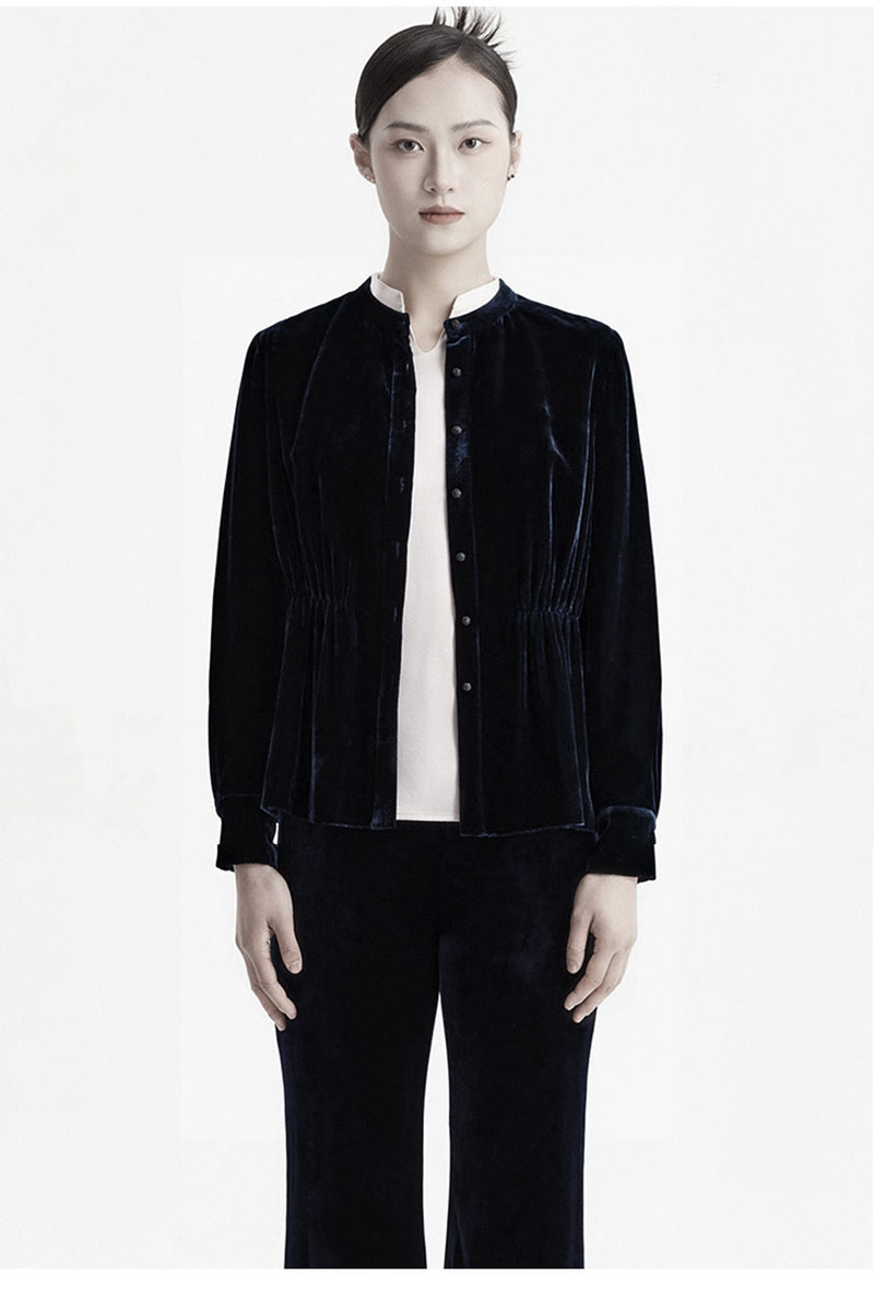 Silk Velvet Women's Coat - Ele - Jackets review and price
