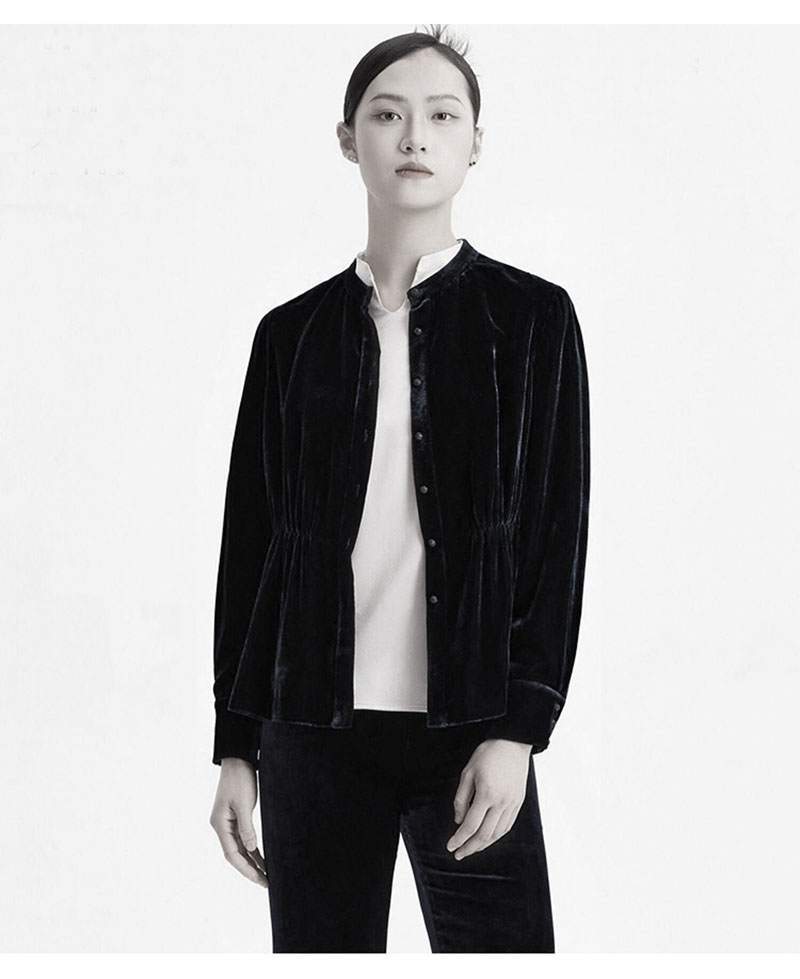 Silk Velvet Women's Coat - Ele - Jackets review and price