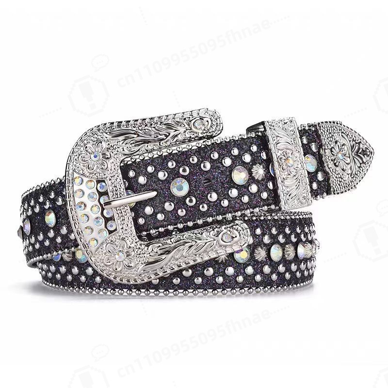 Y2K Style Rhinestone Belt For  - Jeans review and price