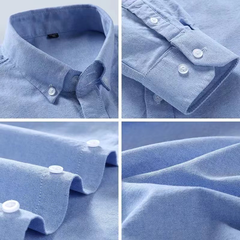 S-6XL Oxford Shirts for Men Lo - Oxford Cotton Casual Shirt Business review and price