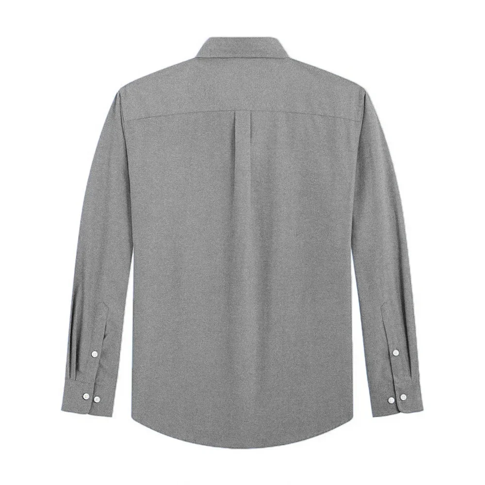 Men's Long Sleeve Shirts Solid - Oxford Cotton Casual Shirt Business review and price